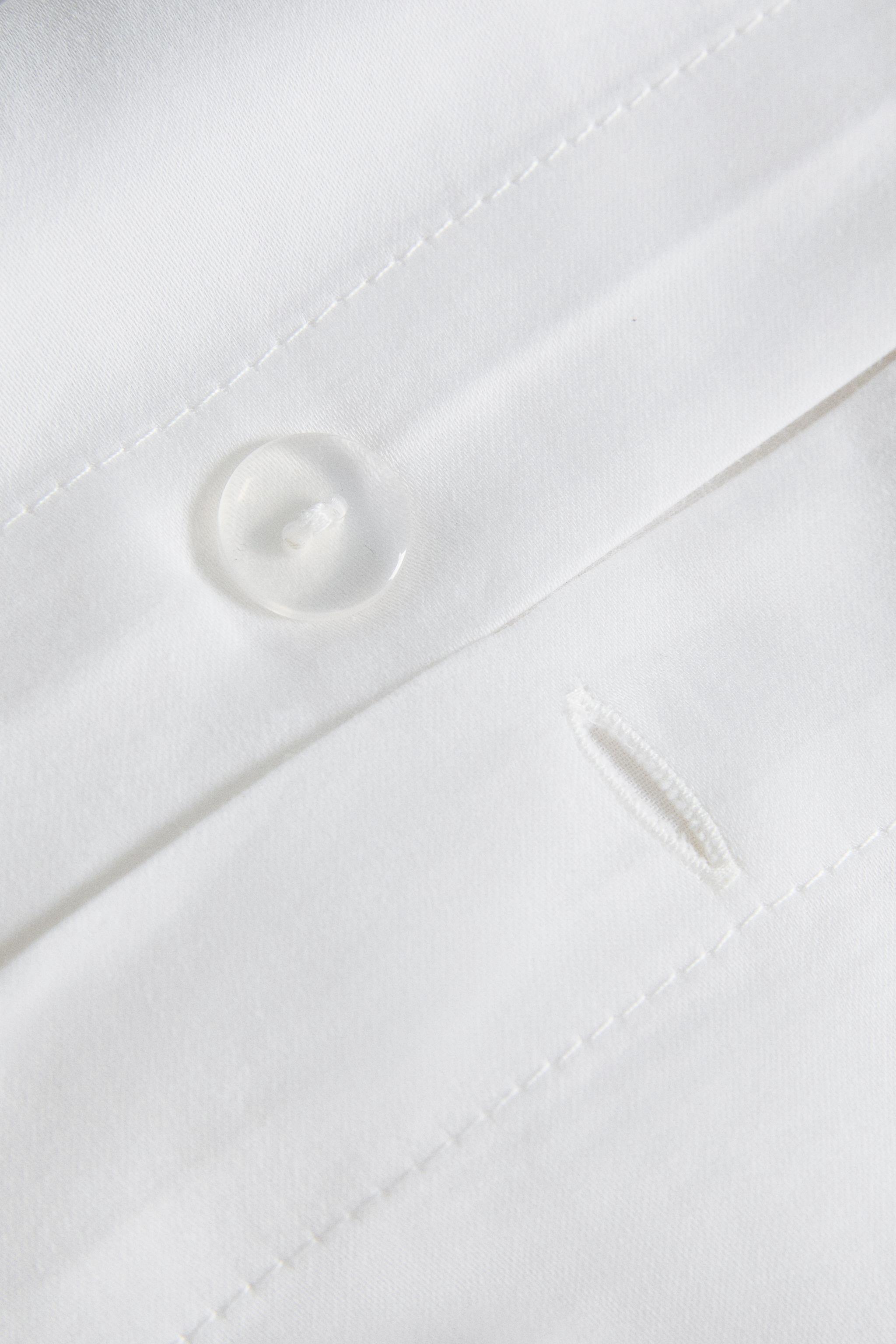 SATEEN DUVET COVER WITH PIPING